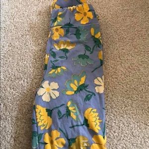 LuLaRoe kids l/xl floral leggings